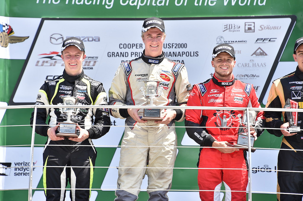 ArmsUp Motorsports Celebrates Triple Podium at Grand Prix of Indianapolis